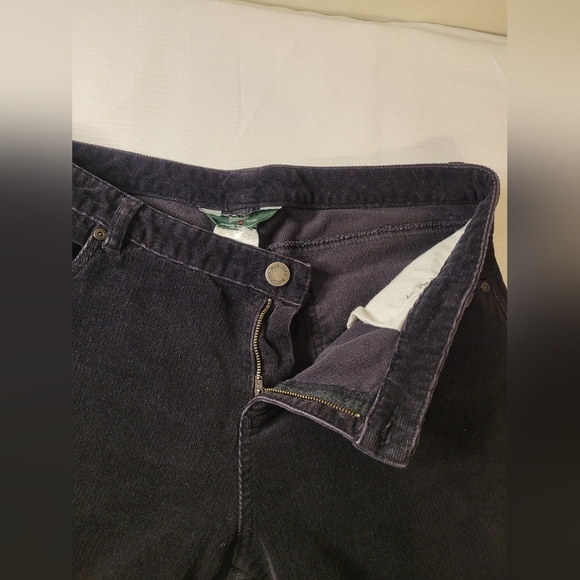 Woolrich 1215 Black Corduroy Straight Leg Pants sz 12 - Picture 4 of 10